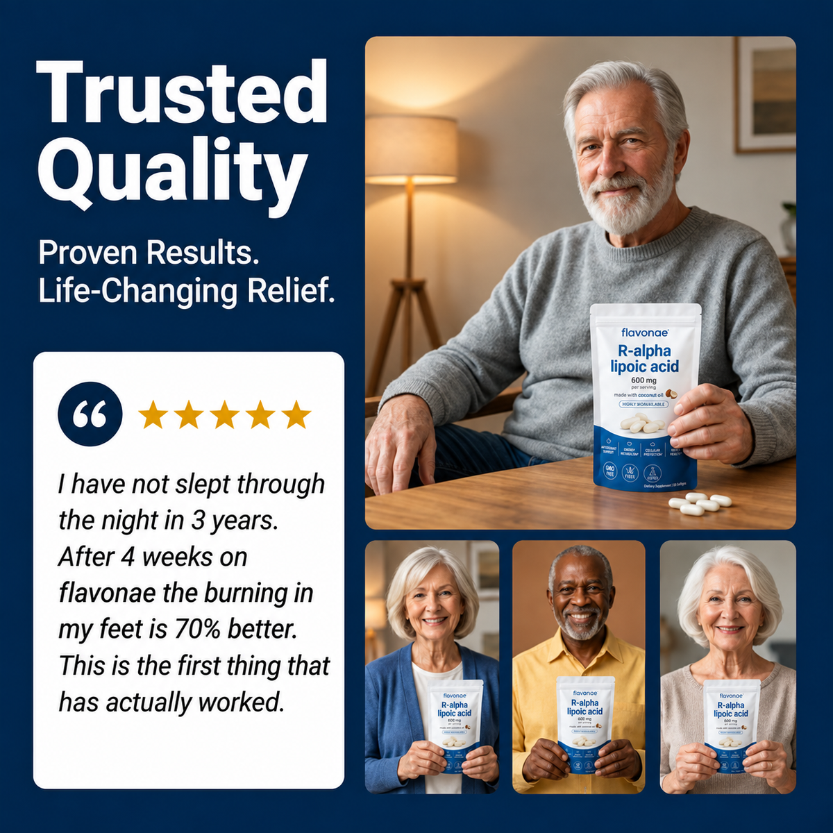 Pure R-Alpha Lipoic Acid for Nerve Health