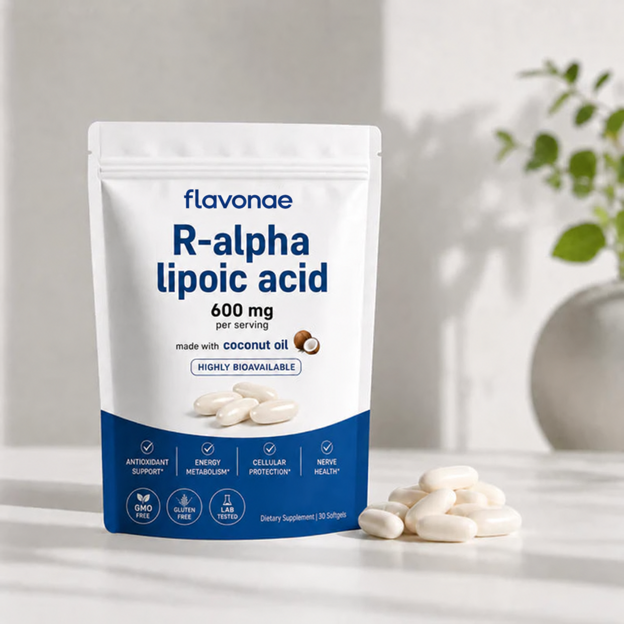 Flavonae R-Alpha Lipoic Acid pouch